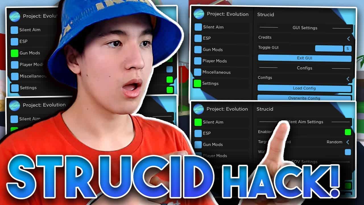 Читы на проджект эволюшн 5.0. STRUCID script. Hack gui. Evon EXECUTOR Roblox. Читы на РОБЛОКС 2023.