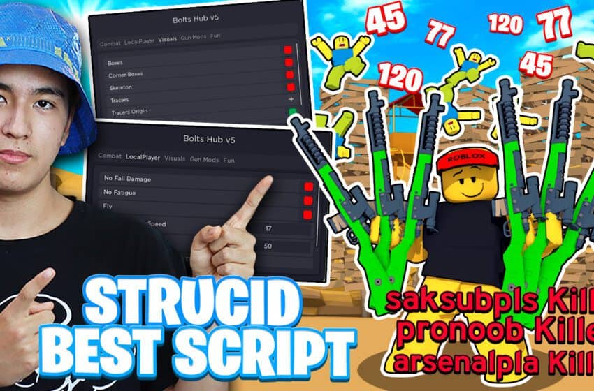  NEW Roblox Strucid Script Bolthub V5 GUI