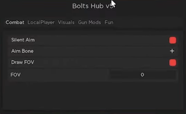 bolts hub silent aimbot