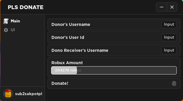  INFINITE ROBUX Pls Donate Script Hack Donate Exploit