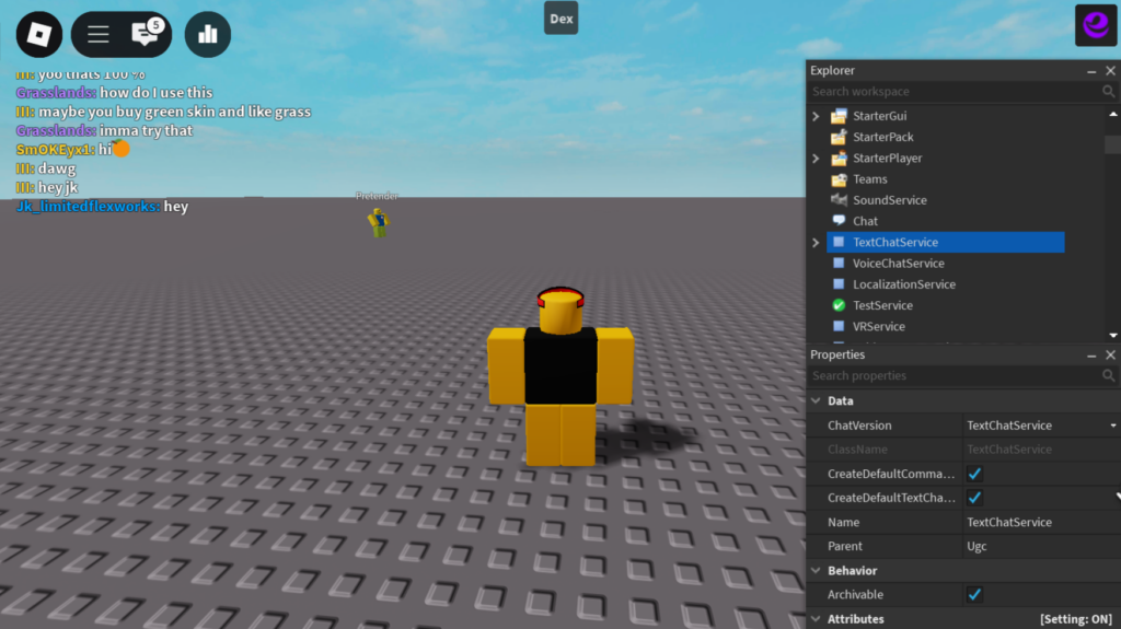 Roblox Baseplate Script Dex Viewer Hub GUI
