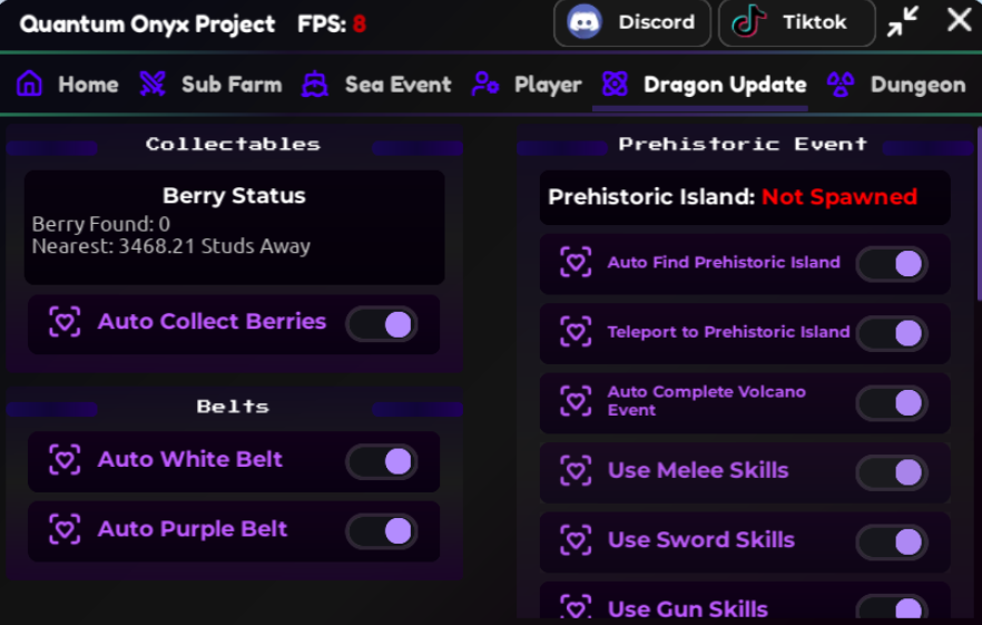 Roblox Blox Fruits Script Quantum Onyx Project Hub GUI