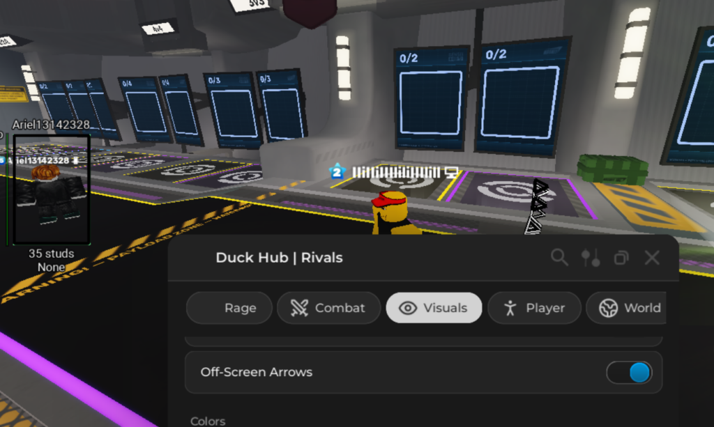 duck hub script rivals ESP