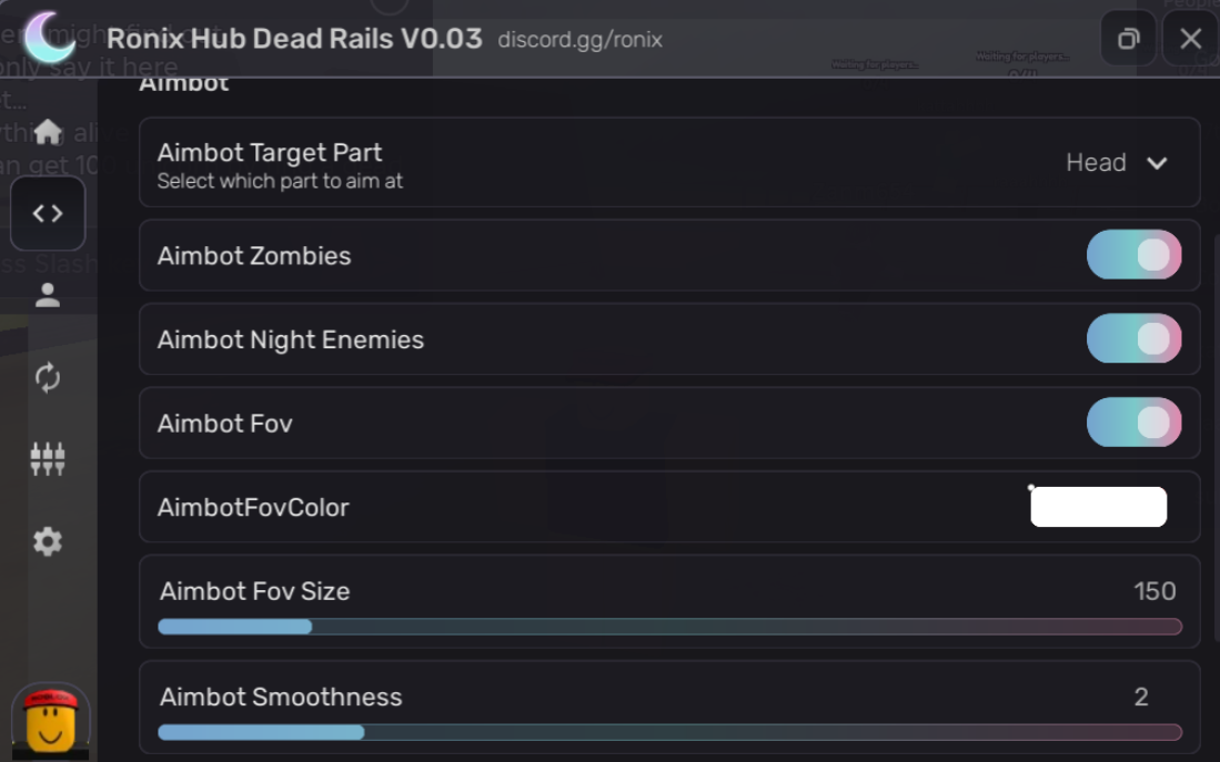 Roblox Dead Rails Script Ronix Hub GUI