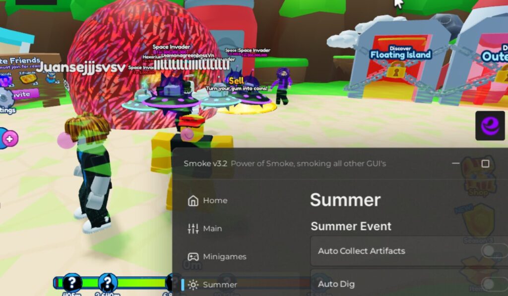 bubble gum blowing simulator autofarm script