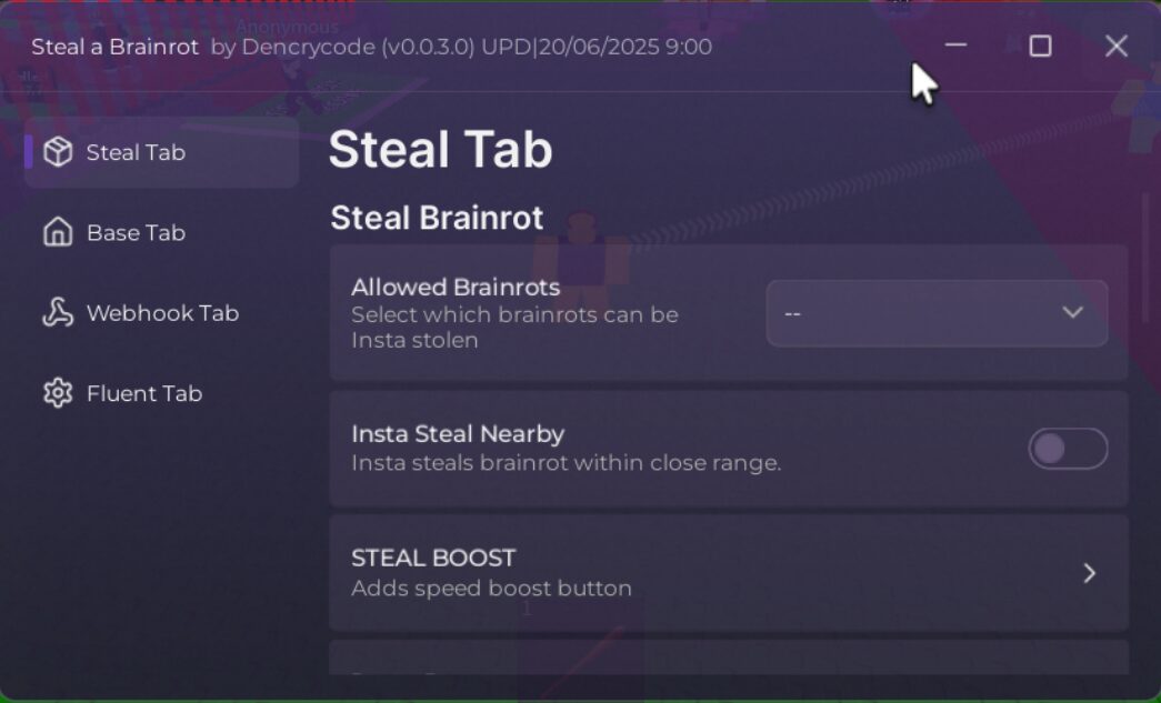 dencrycode steal a brainrot script