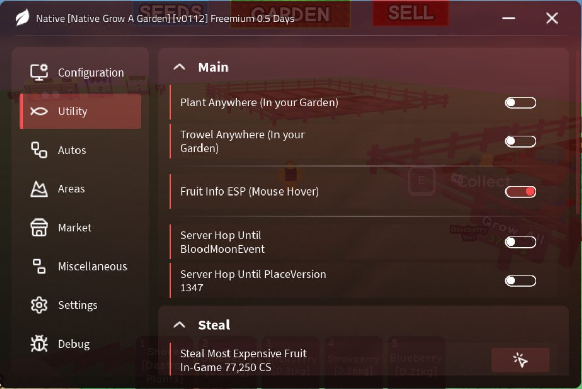 native grow a garden script