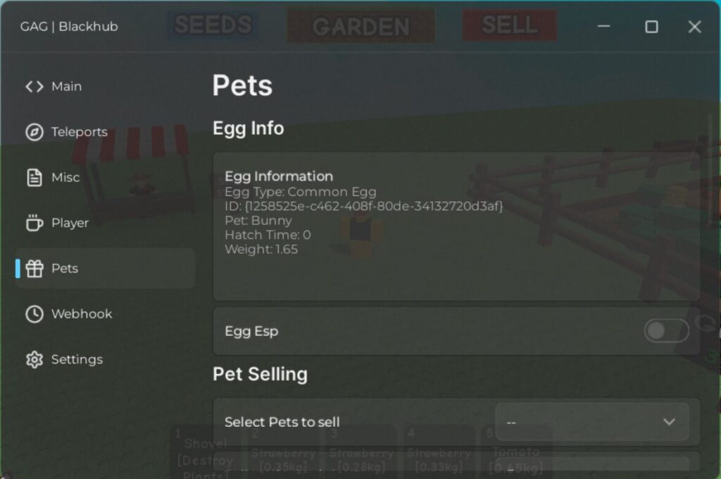 Grow A Garden Script NO KEY Blackhub GUI Updated