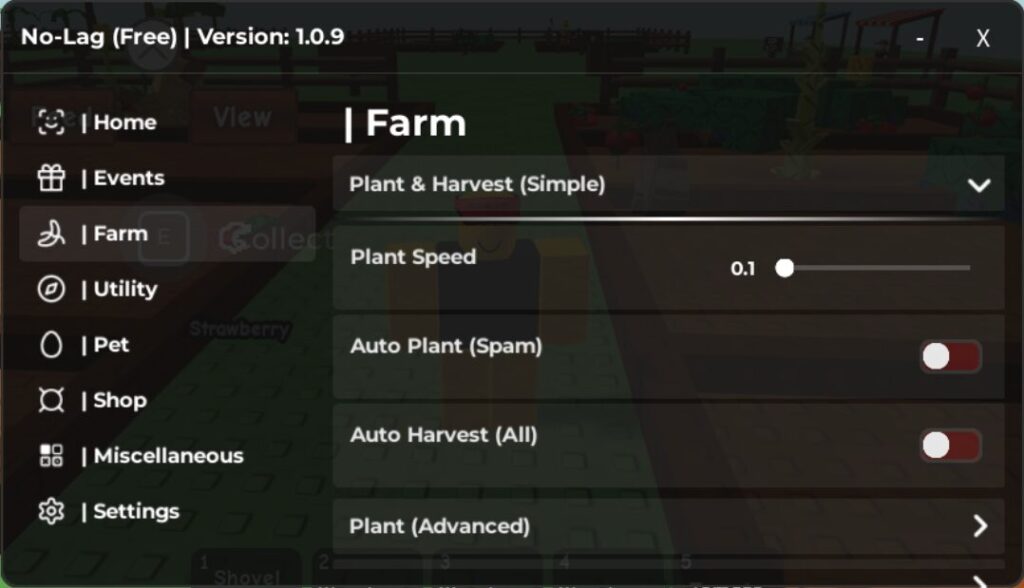 NEW Grow A Garden Script Keyless No Lag GUI